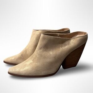 Charles By Charles David Suede Nico Mules Booties Women's Size 9M